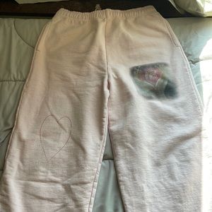 BOYS LIE sweatpants light pink “eat-your-heart-out”